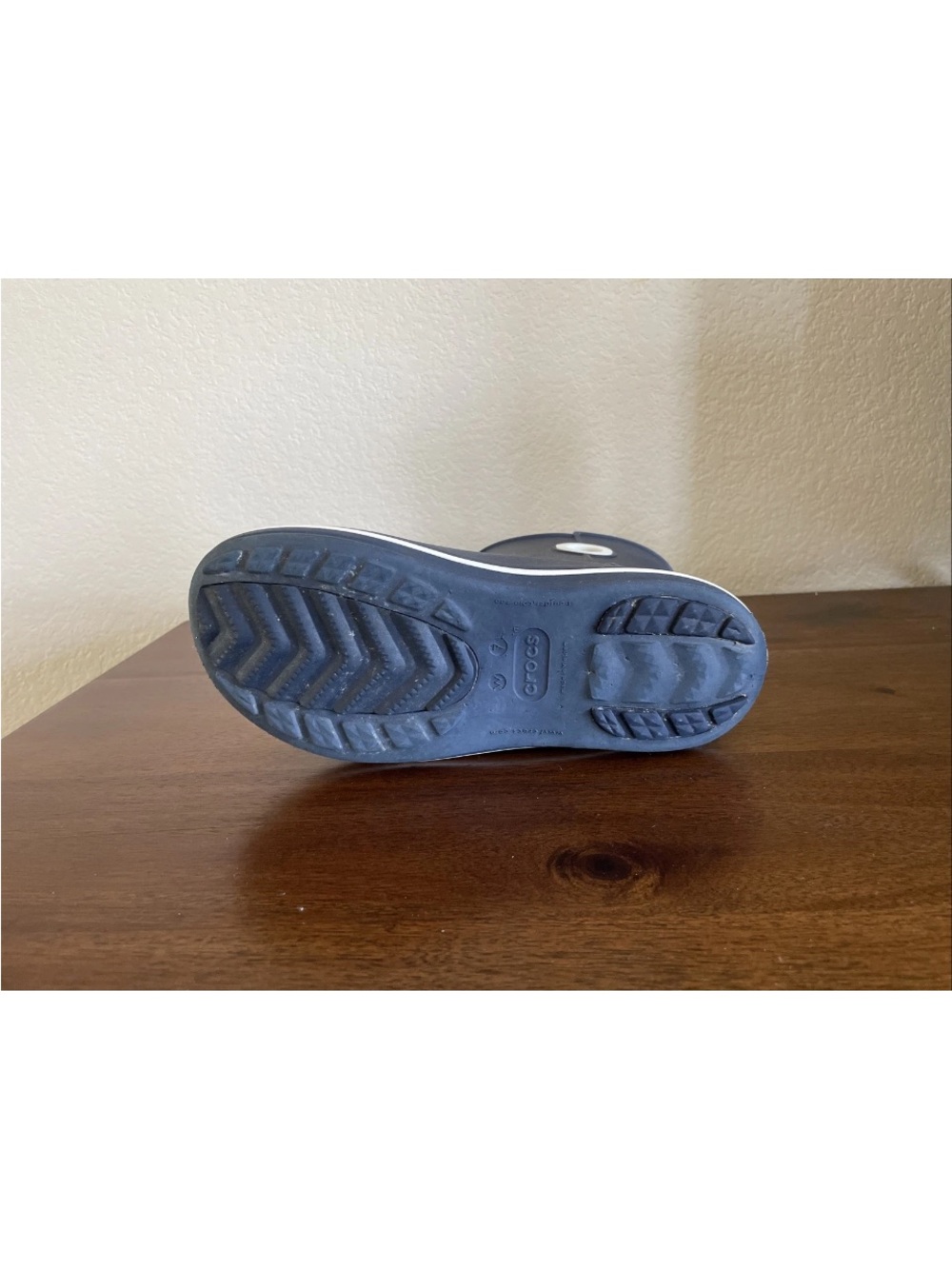 Crocs Jaunt Shorty Rain Boots Pull On Shoes Booties Womens Sz 7 Navy Blue 15769 - Picture 7 of 14